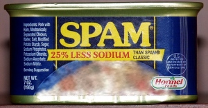 Una lata de Spam.